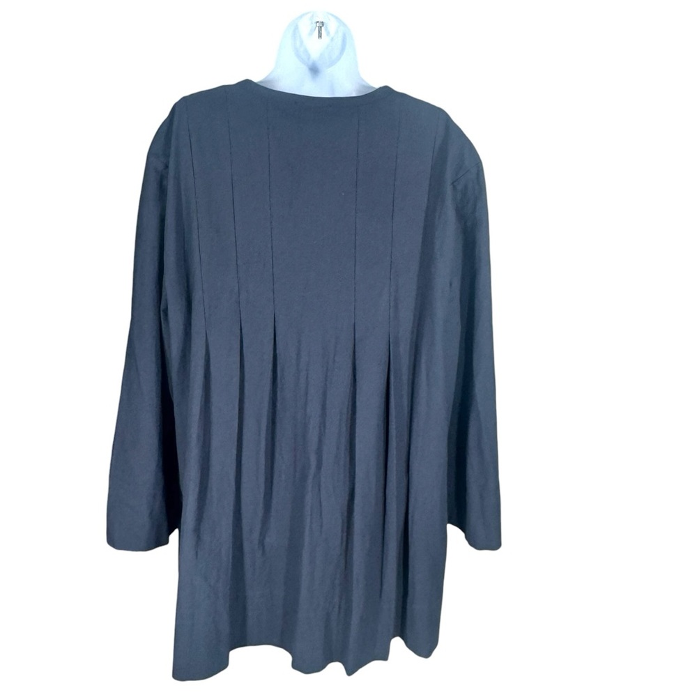 Tuckernuck Luella Dress Navy Pleated A Line Mini XXXL NWT Long Sleeves - Picture 9 of 13
